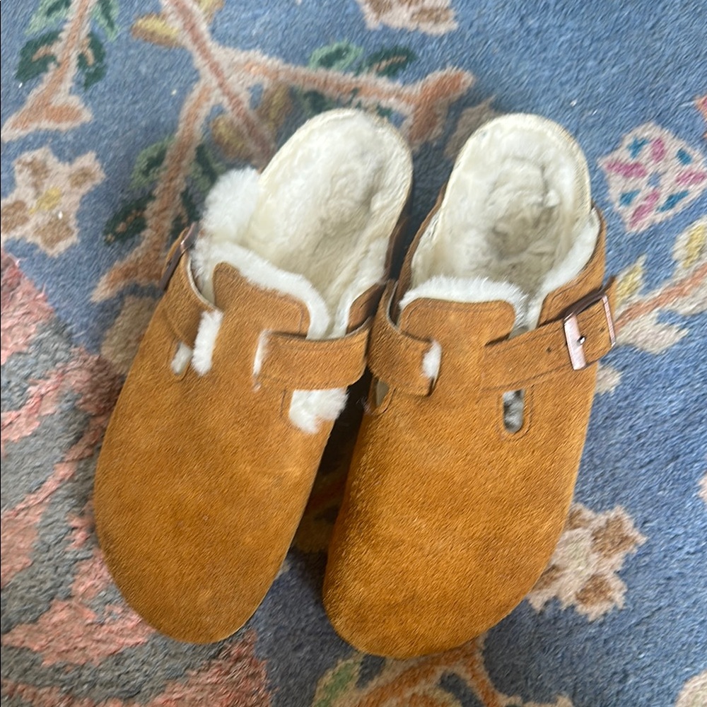 Birkenstock Boston Shearling
Suede Leather - Mink size 8